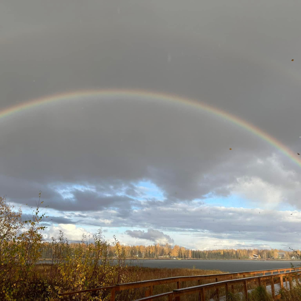 Lake and Rainbow